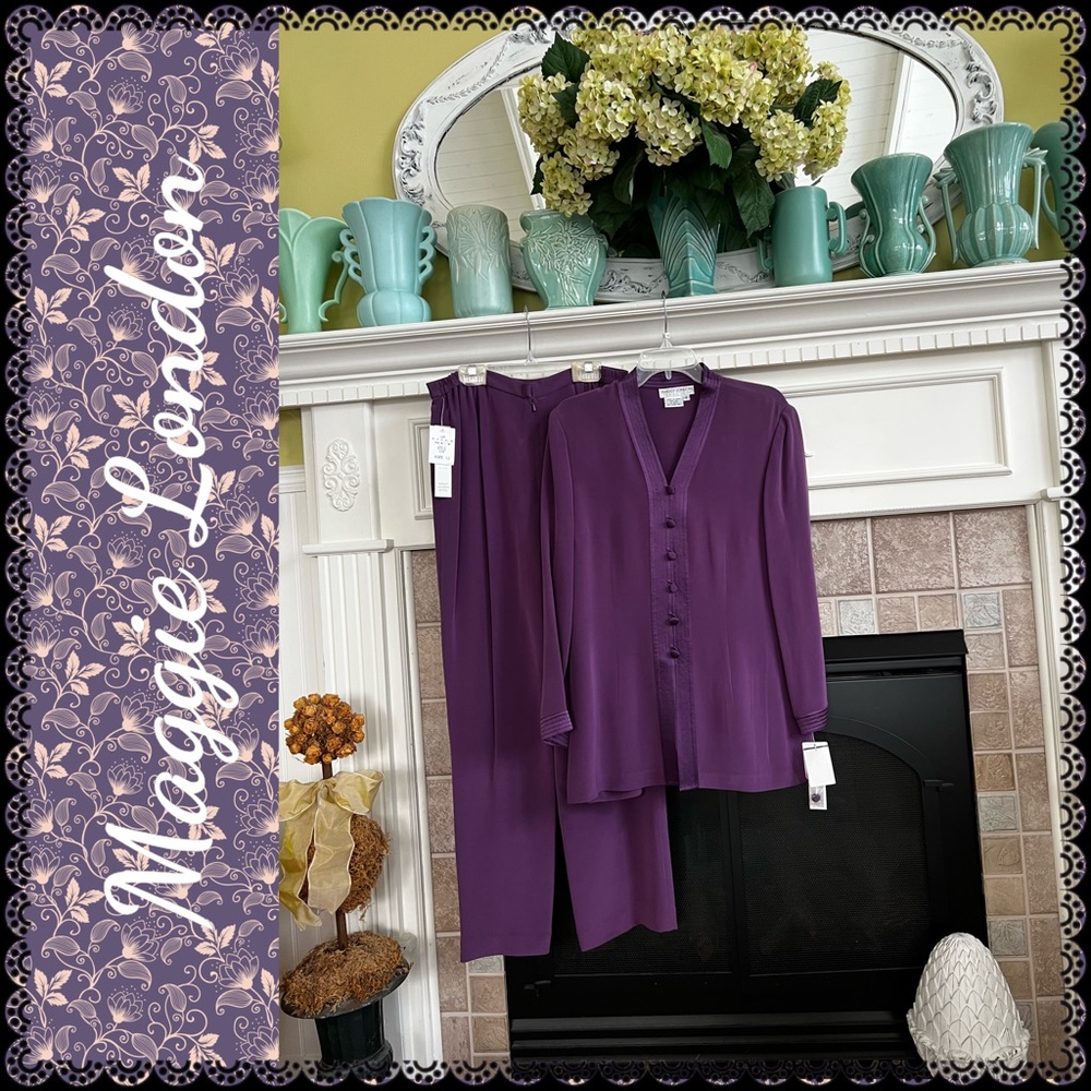 NWT Maggie London pant set, size 12P
